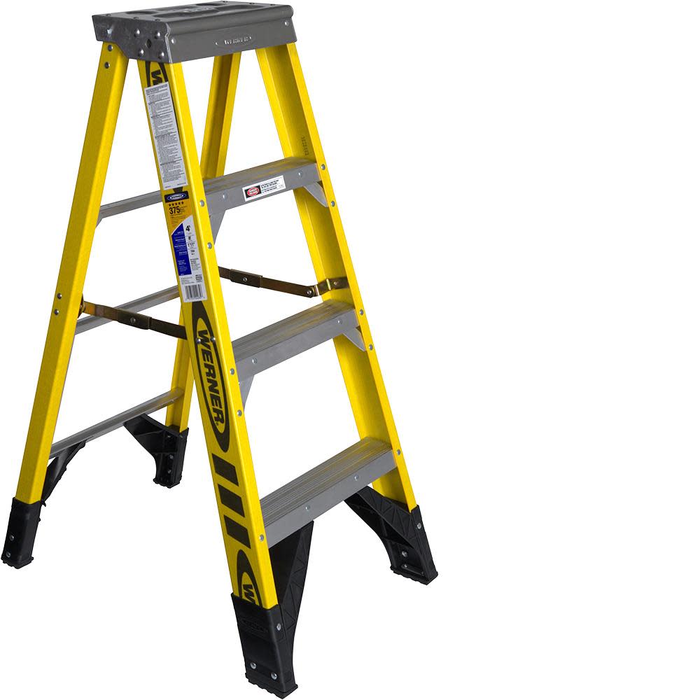 4 Ft. Fiberglass Type IAA Step Ladder