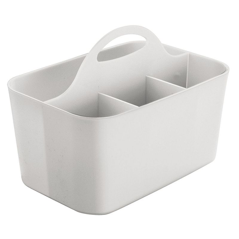 mDesign Plastic Cutlery Storage Organizer Caddy Tote Bin