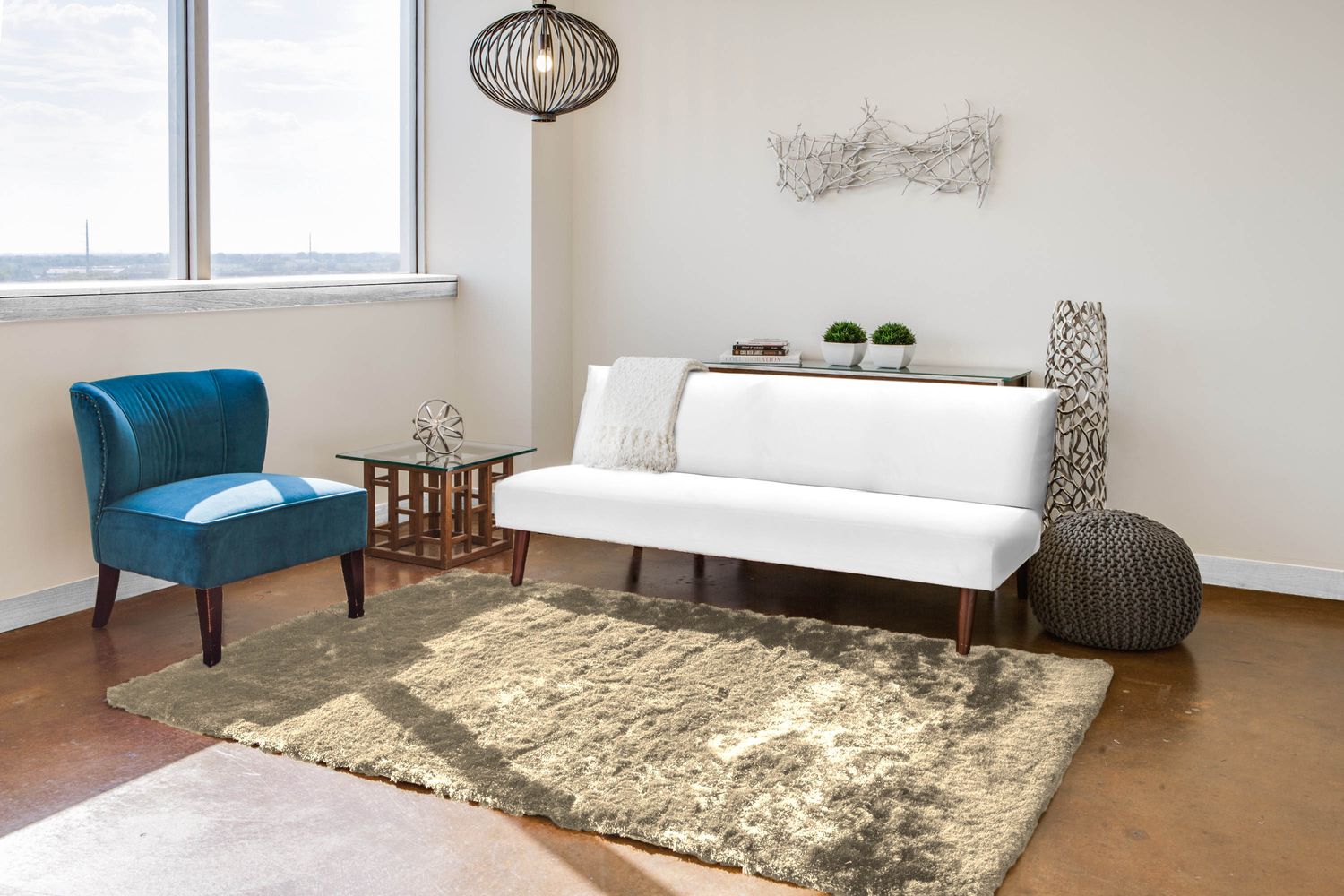 Freya Hand Tufted Cream and Beige Rug by BD Fine