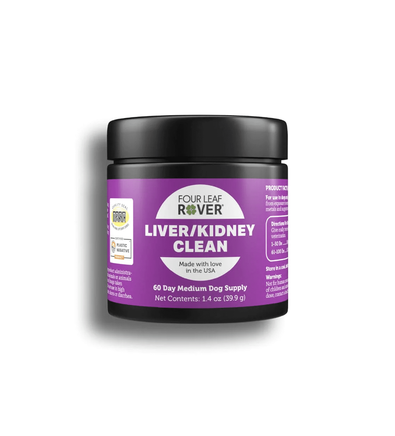 Four Leaf Rover Liver/Kidney Clean for Dogs