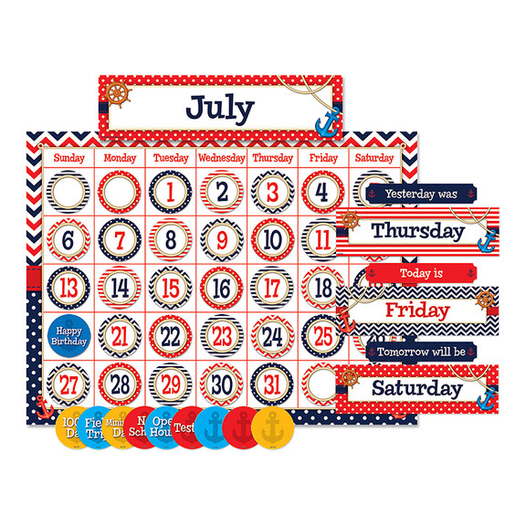 Teacher Created Resources TCR5492 Nautical Calenda...