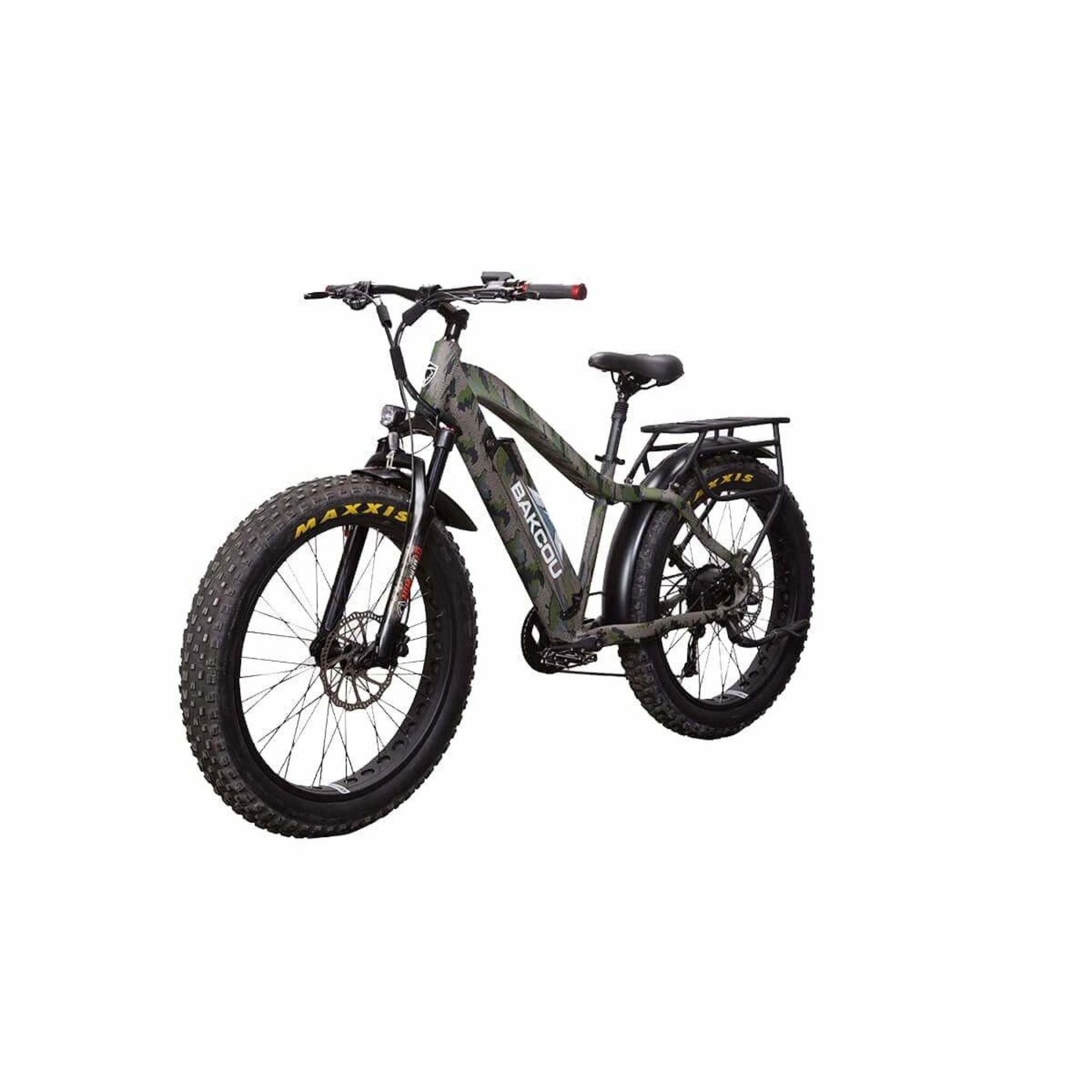 Bakcou Flatlander Hunting Ebike Fat Tire Electric Mountain Bike 750W