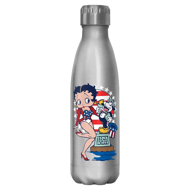 Betty Boop Star Spangled Betty and Bimbo 17-oz. Stainless Steel Water Bottle