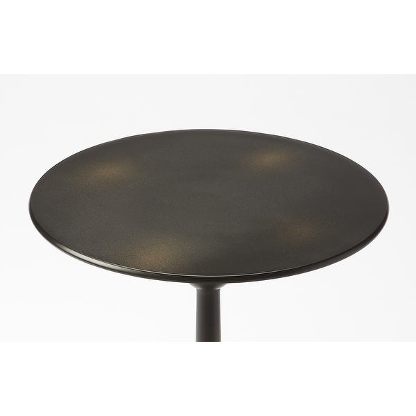 Zora Iron Pedestal End Table