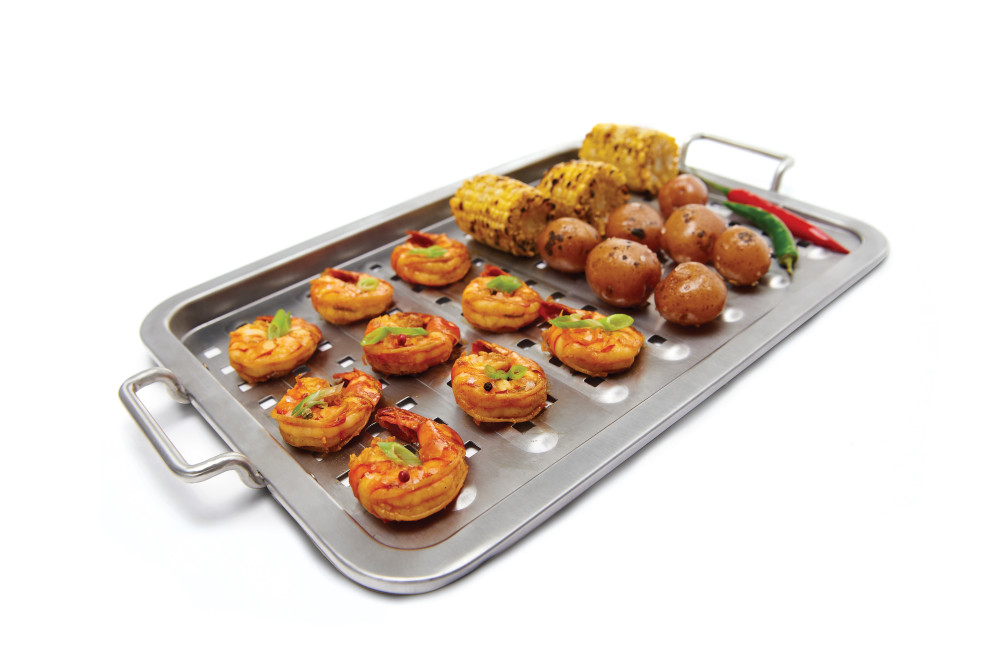 16-in x 11-in Stainless Steel Flat Grilling Topper