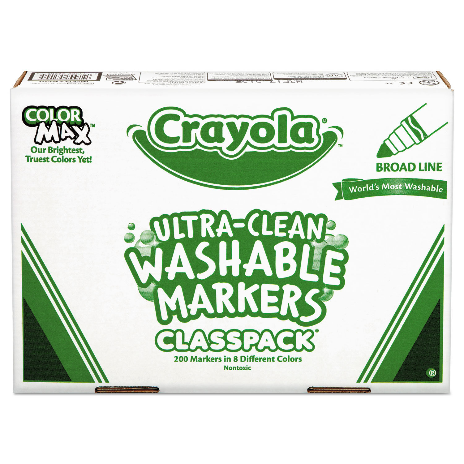 Ultra-Clean Washable Marker Classpack by Crayolaandreg; CYO588200