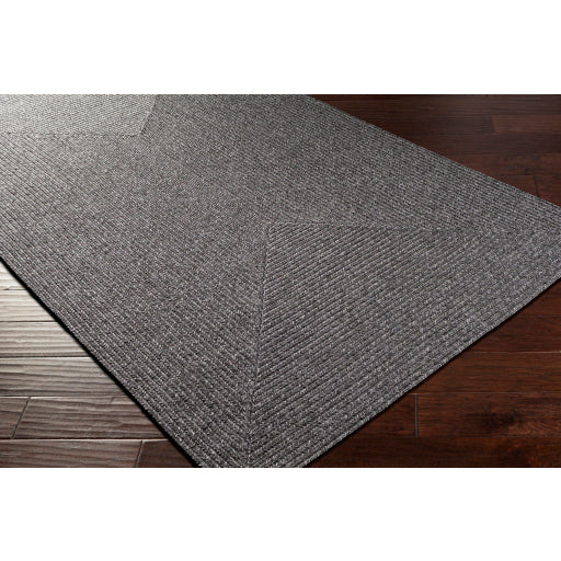 Chesapeake Bay Indoor/Outdoor Charcoal Rug