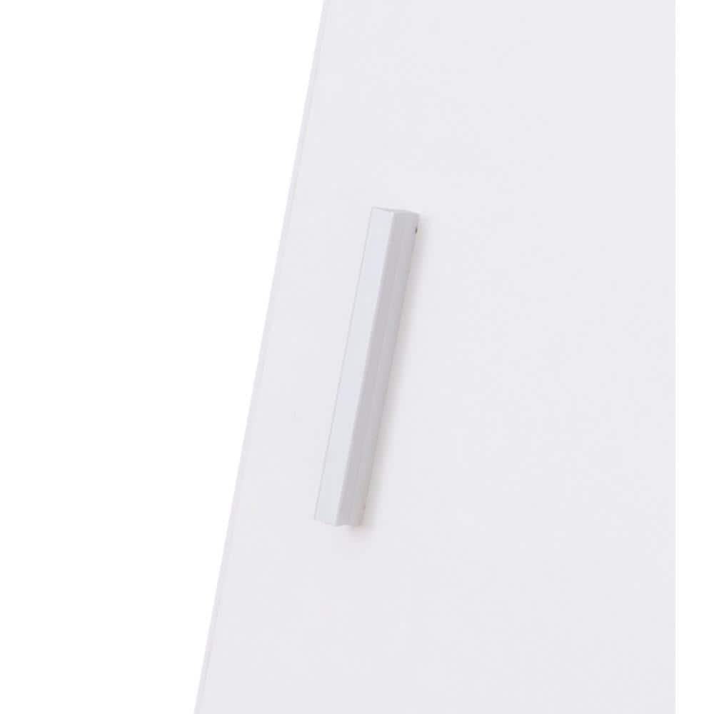 Basicwise Modern Long Bathroom Wall Mounted Cabinet in White