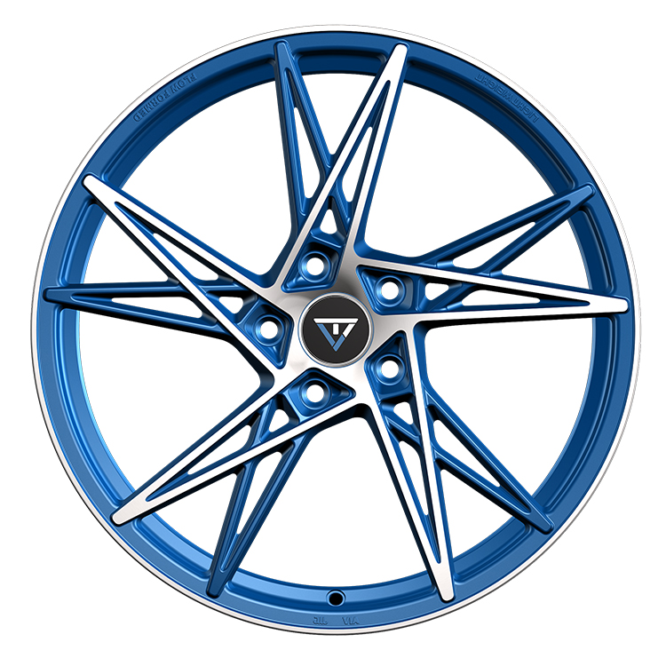 China Manufacturer Wheels VLF Modification Rims 18 inch 5 Holes Rines Felgen Blue 5x108 Cheap Other Wheels Tires and Accessories