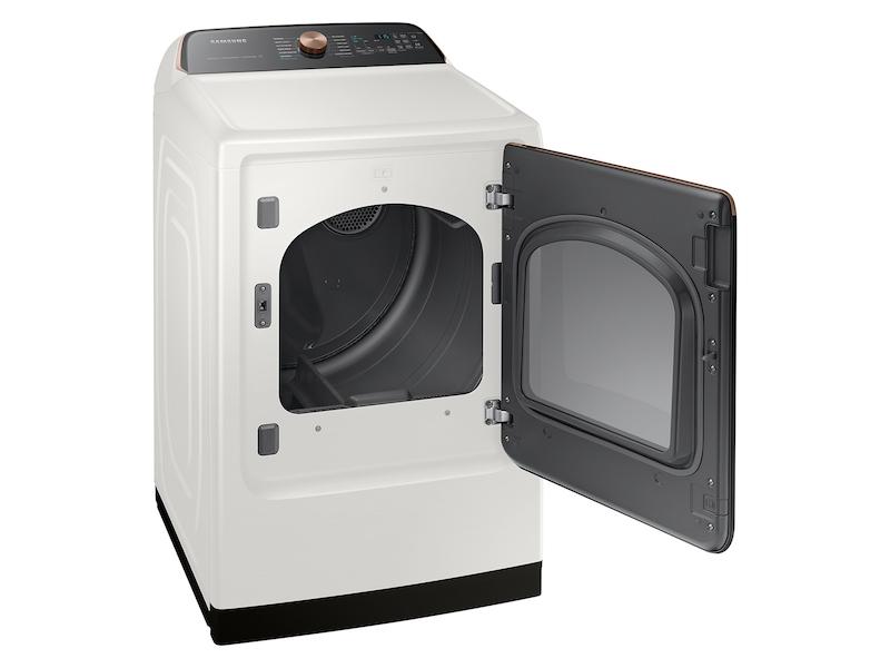 Samsung DVE55CG7500E 7.4 Cu. Ft. Smart Electric Dryer With Steam Sanitize+ In Ivory