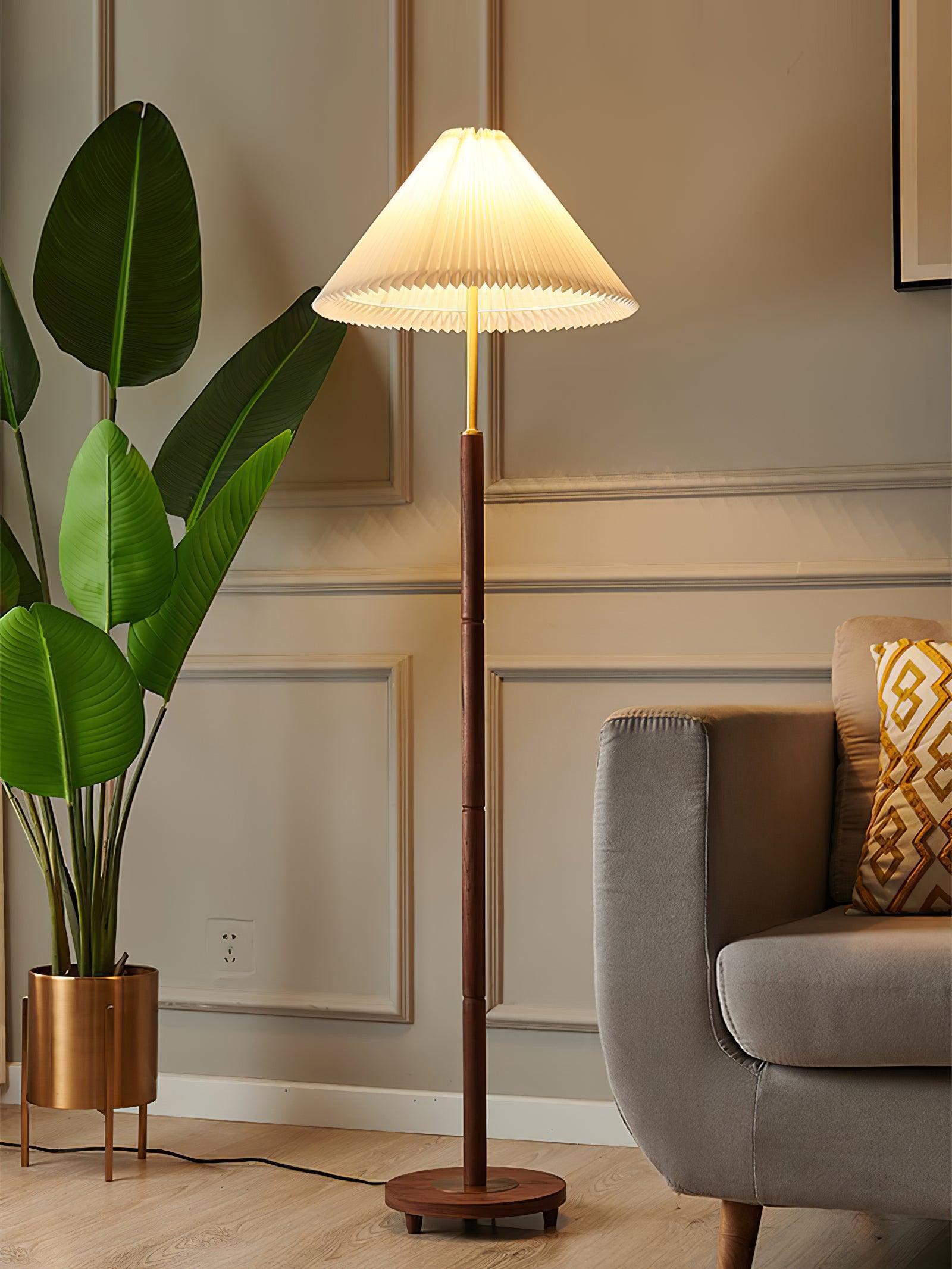 Pleated Floor Lamp