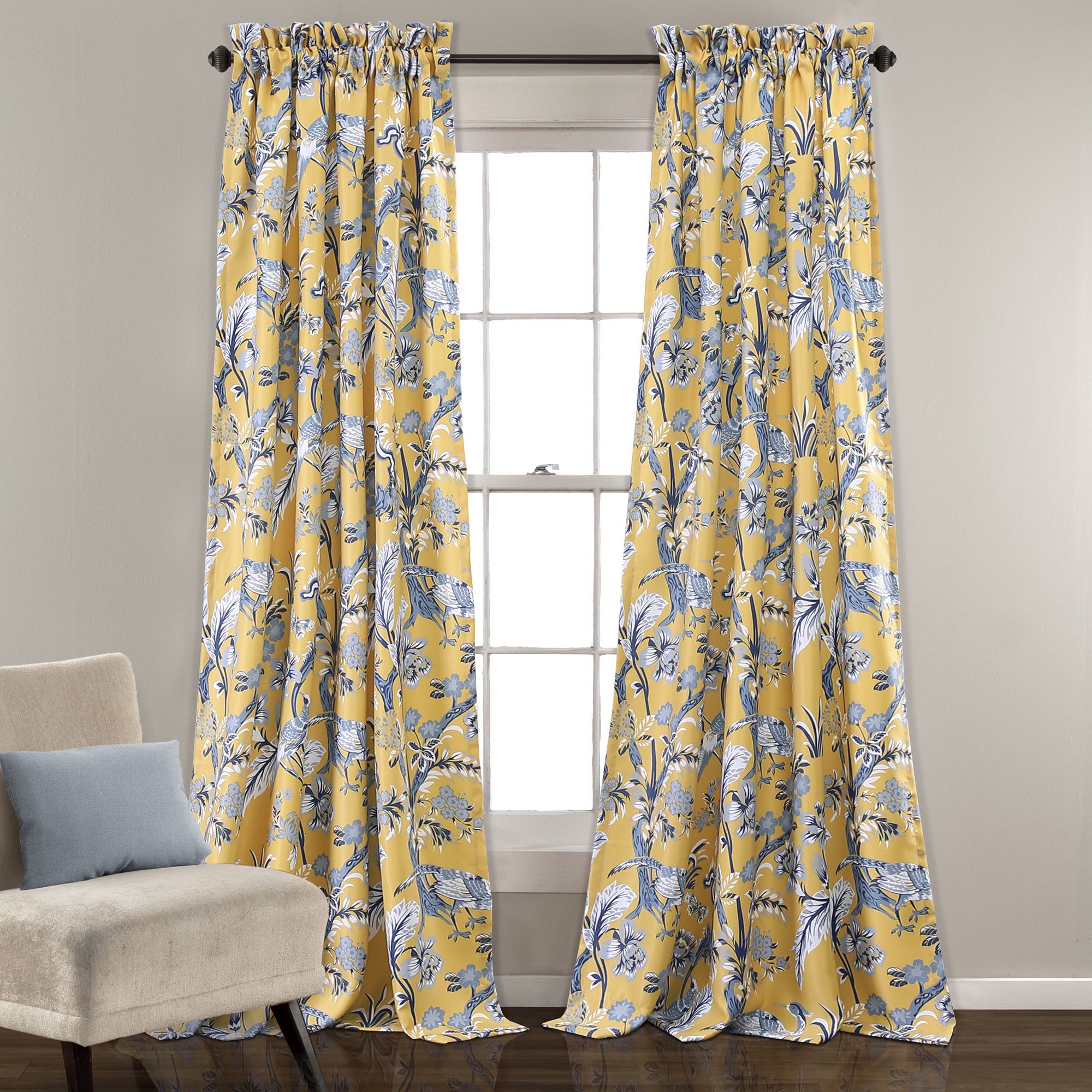 Dolores Light Filtering Window Curtain Set