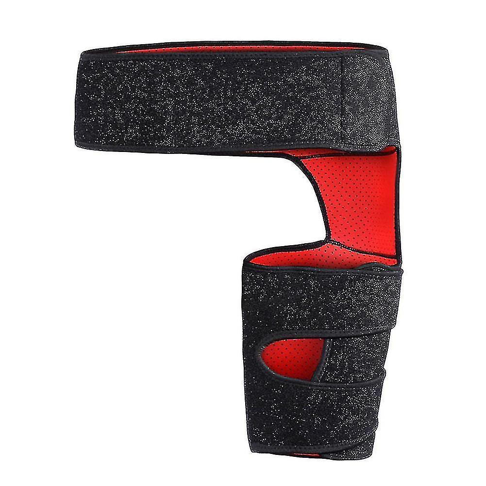 Adjustable Groin Wrap Support Hamstring Recovery Support Brace With Stick Strap Fastener