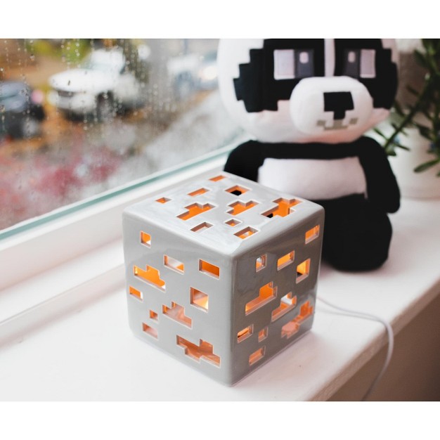 Ukonic Minecraft Ceramic Ore Block Led Mood Light 6 Inches Tall