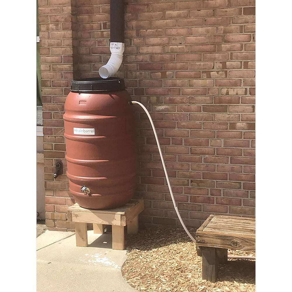 mirainbarrel Rain Barrel Stand Made from Reclaimed Wood RBS-1