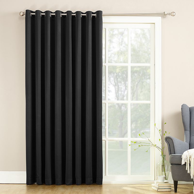 Sun Zero Gramercy Room Darkening Patio Door Curtain Panel