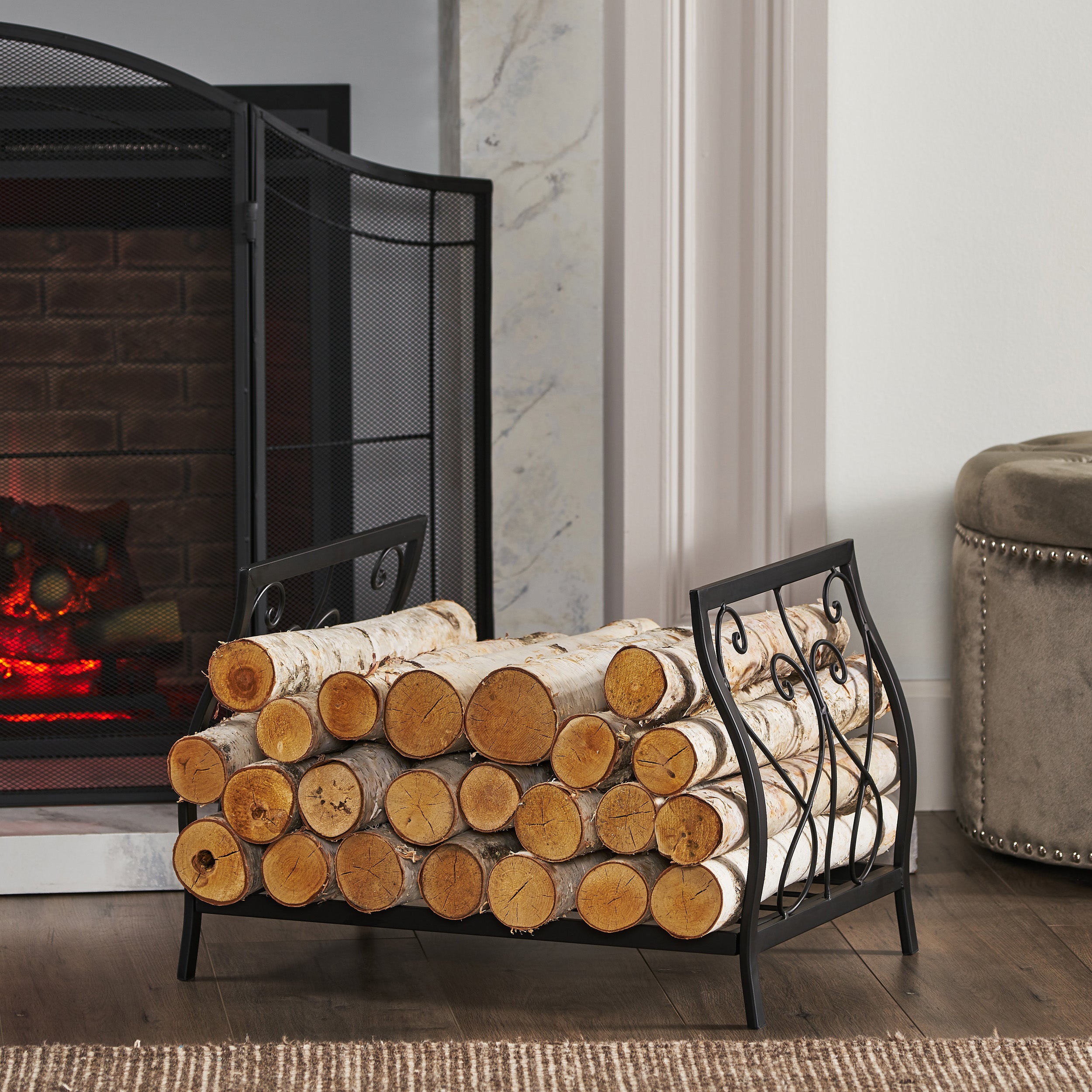 Autumn Traditional Log Rack