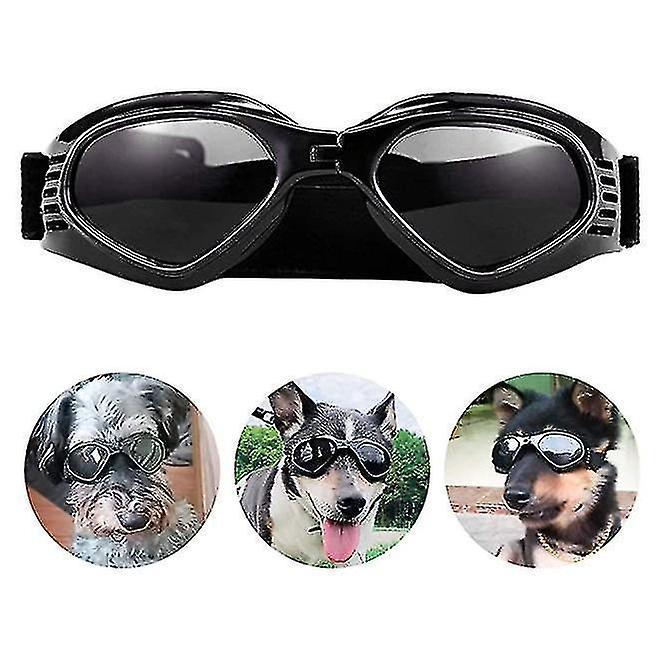 Dog Sunglasses - Adjustable Belts For Uv Sunglasses - Waterproof Protection For Small And Medium-siz