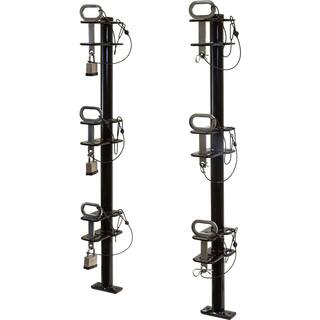 Buyers Products Company Channel Style 3-Trimmer Lockable Rack LT13