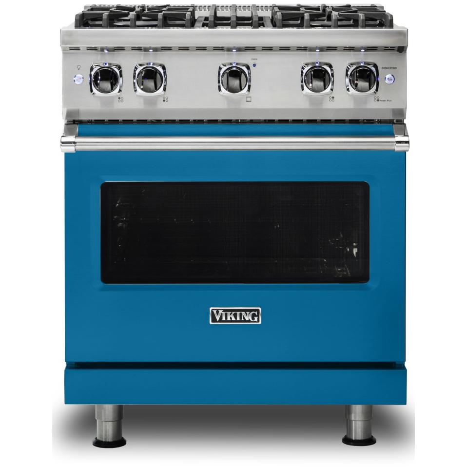 Viking 30-inch Freestanding Gas Range with VariSimmer VGR530-4BABLP