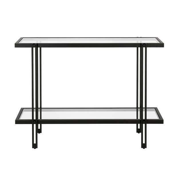 Console Table In Black Henn amp hart