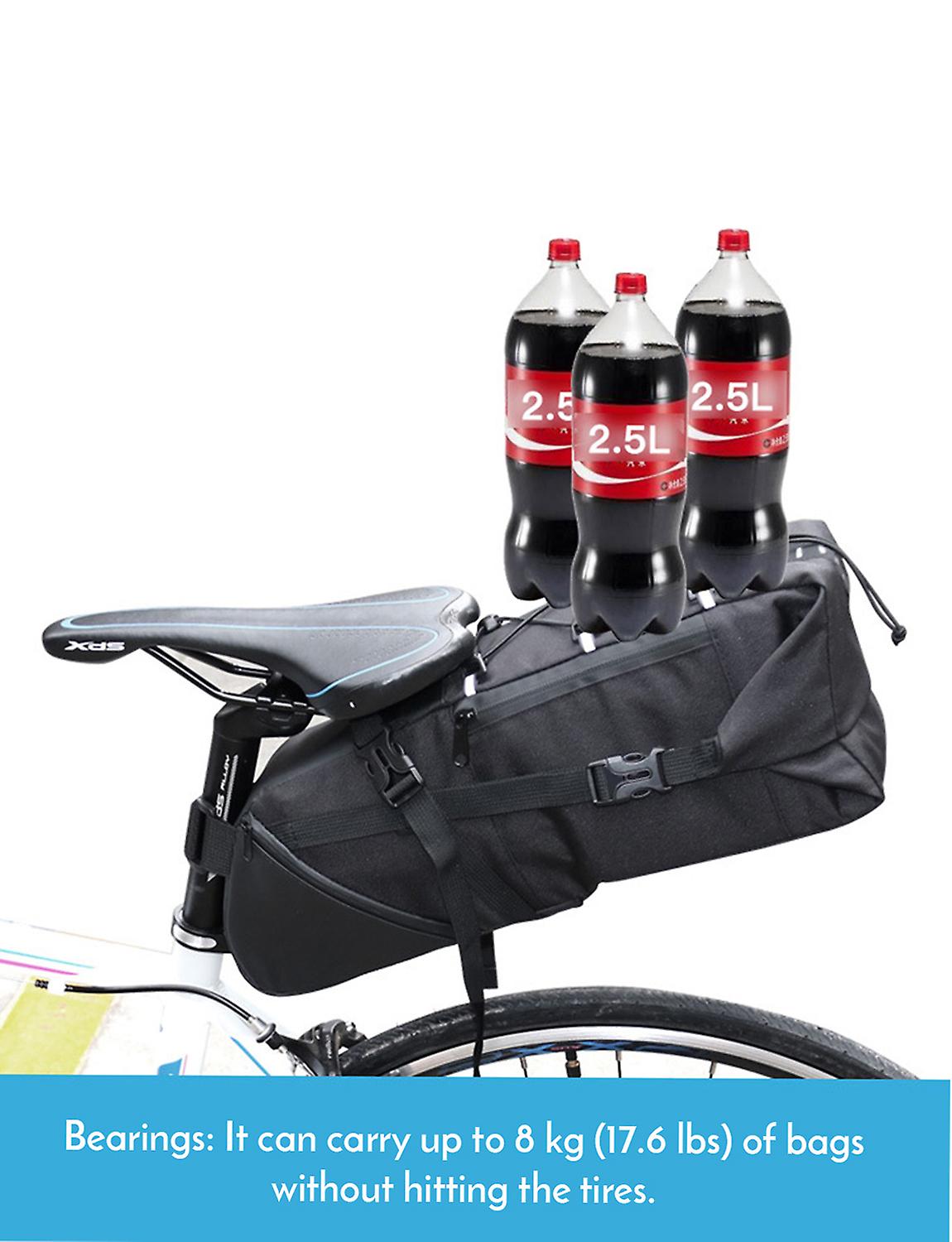 Bike Saddle Bag 3-10l Large-capacity Mountain Road Mtb Bicycle Bike Cycling Tail Bag Storage Pack Bicycle Under Seat Bag No.180417