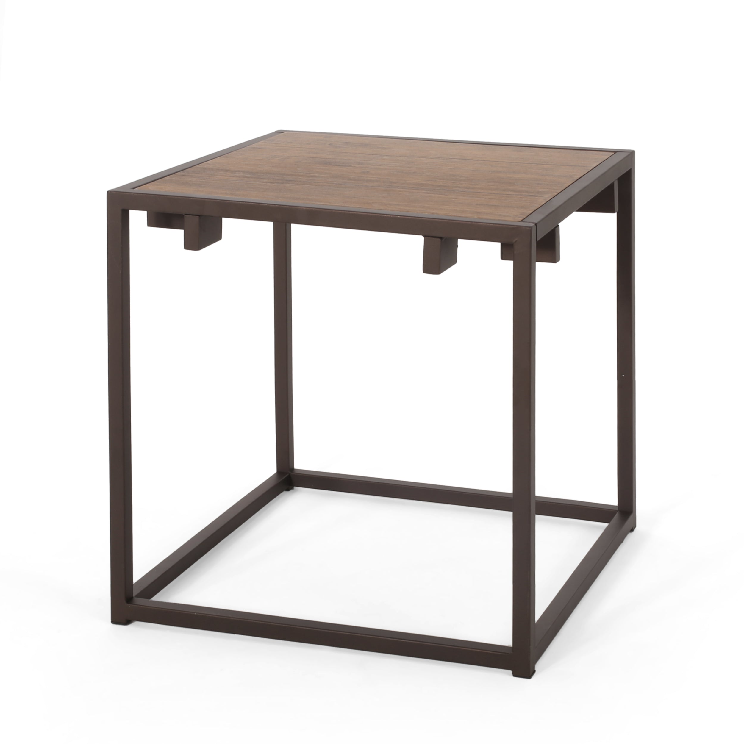 Fortson Modern Industrial End Table