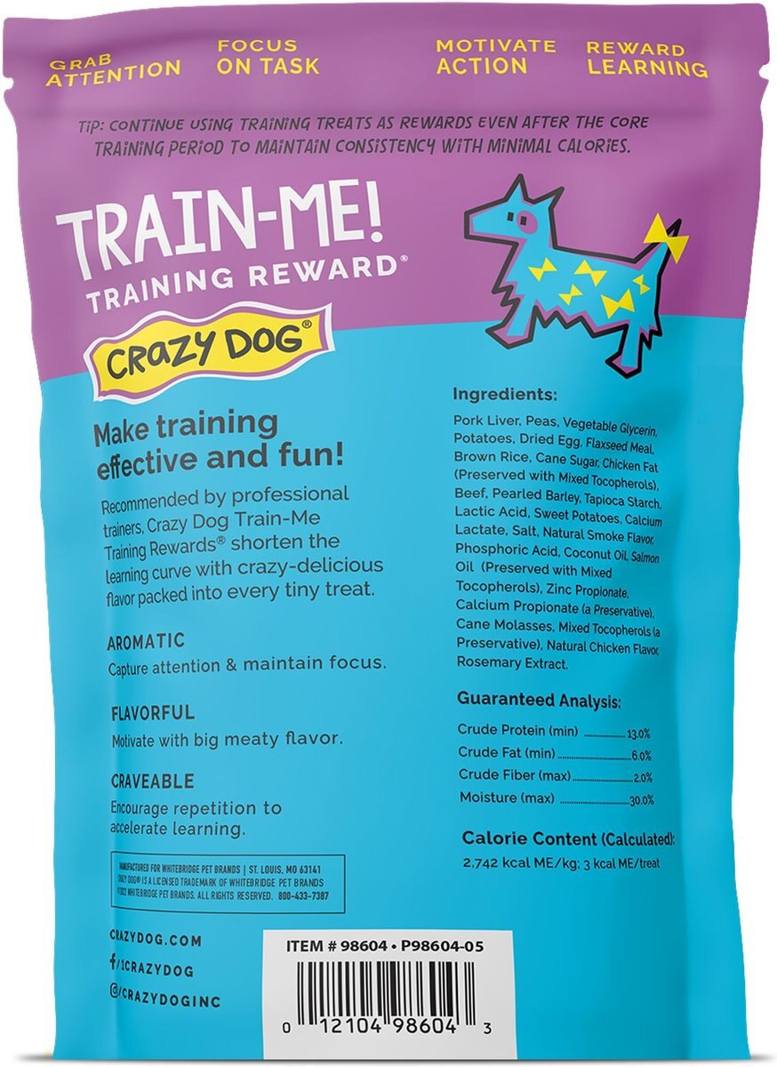 Crazy Dog Train-Me! Beef Flavor Dog Treats