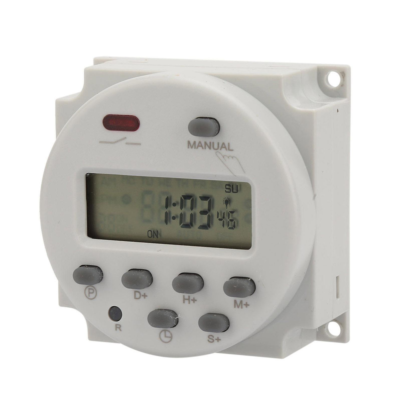 Small Type 7 Days Programmable Digital Displayed Timer Switch 1s~168h 5va(12v Dc)