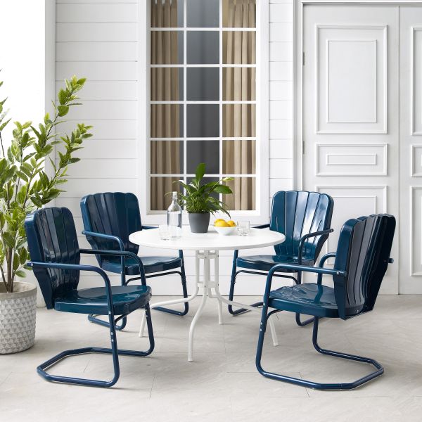 Ridgeland 5Pc Outdoor Metal Dining Set