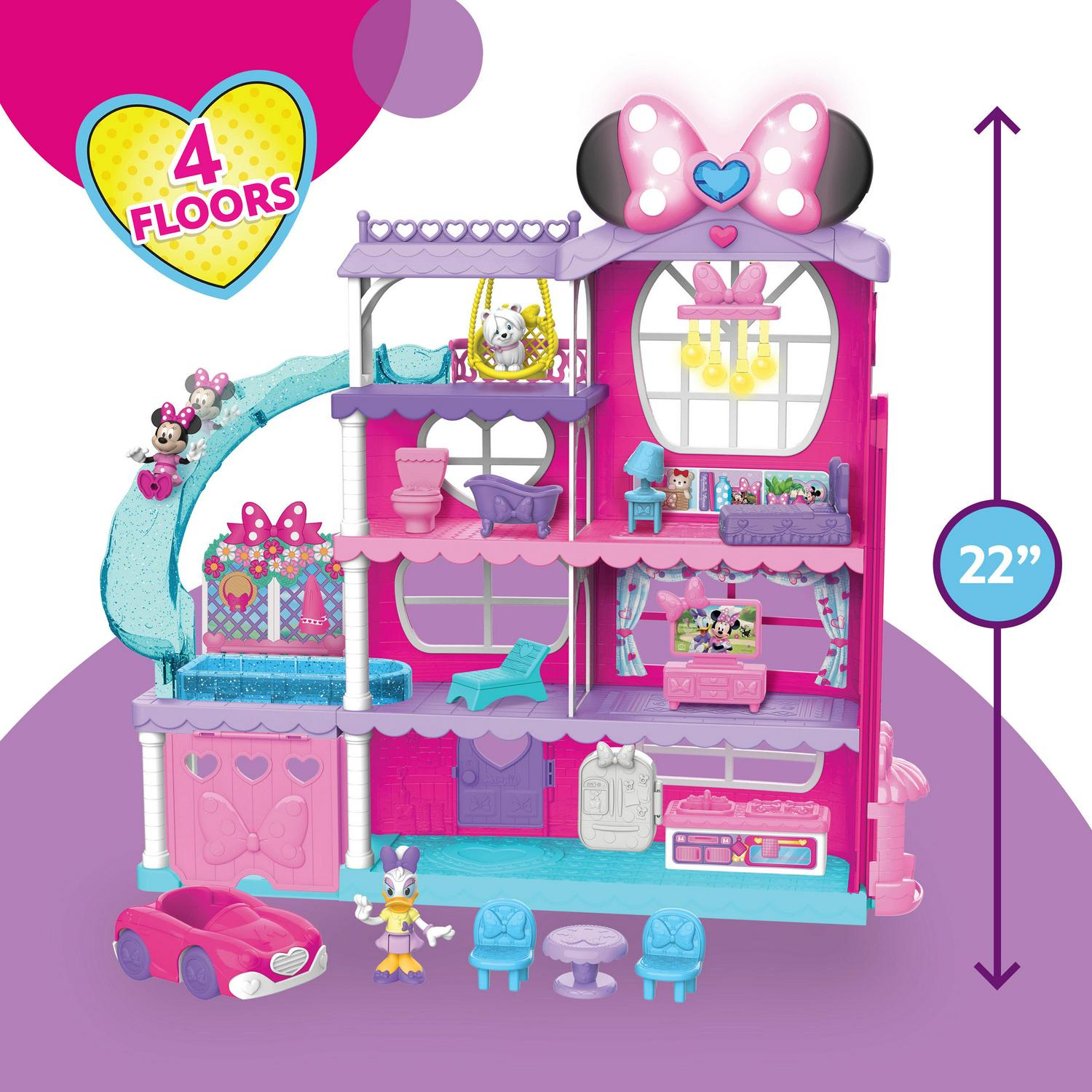 Disney Junior Minnie Mouse Ultimate Mansion Playset Kids Toys for Ages 3 up  Crowdfused