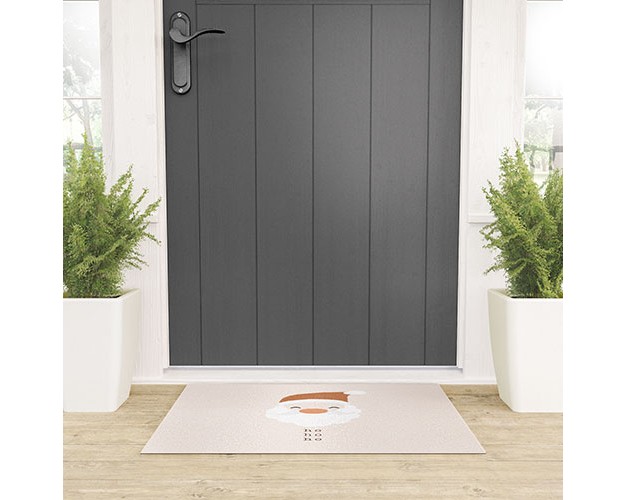 Orara Studio Ho Ho Ho Santa Welcome Mat society6