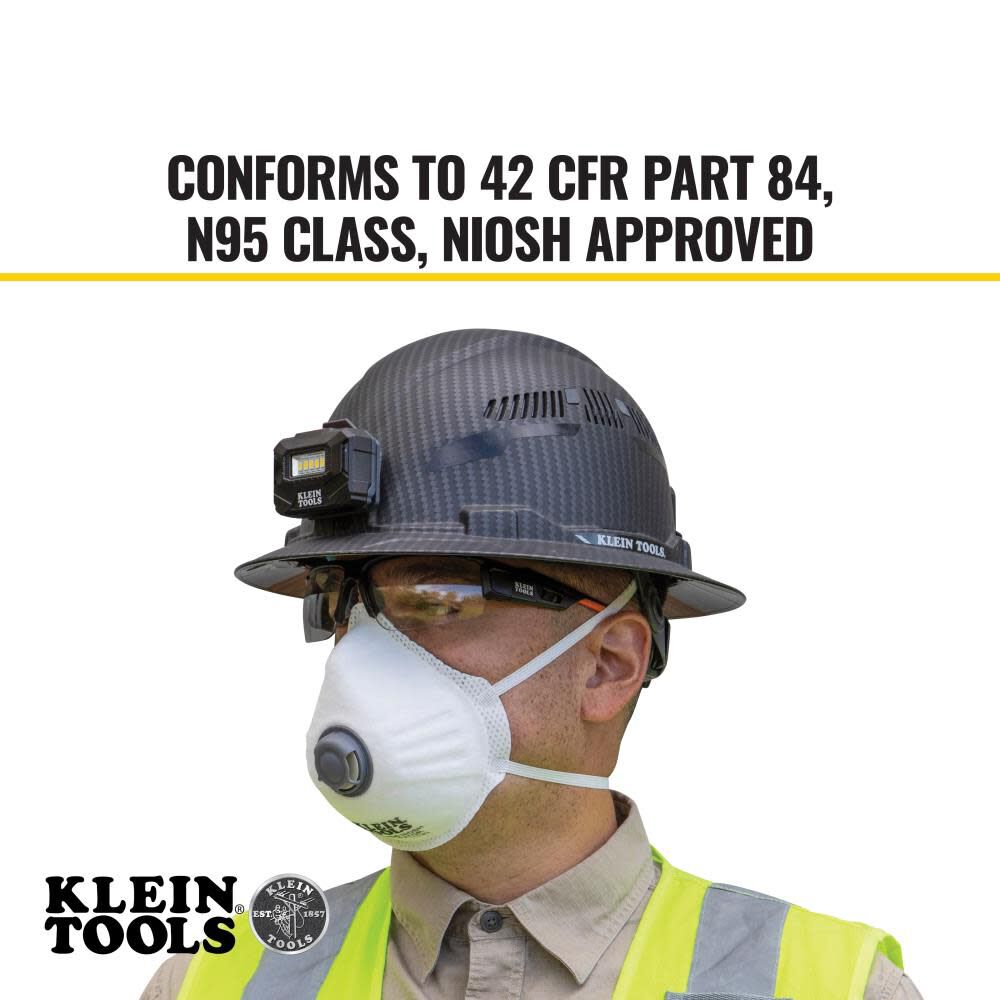 Klein Tools N95 Disposable Respirator 10pk 6044010 from Klein Tools