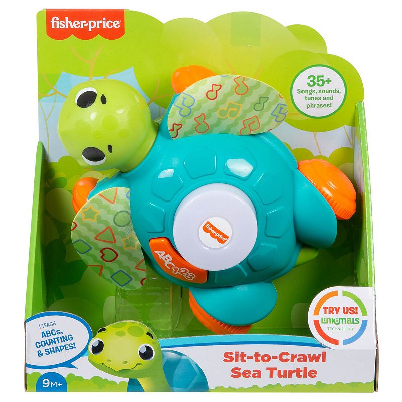 Fisher-Price Linkimals Sit-to-Crawl Sea Turtle