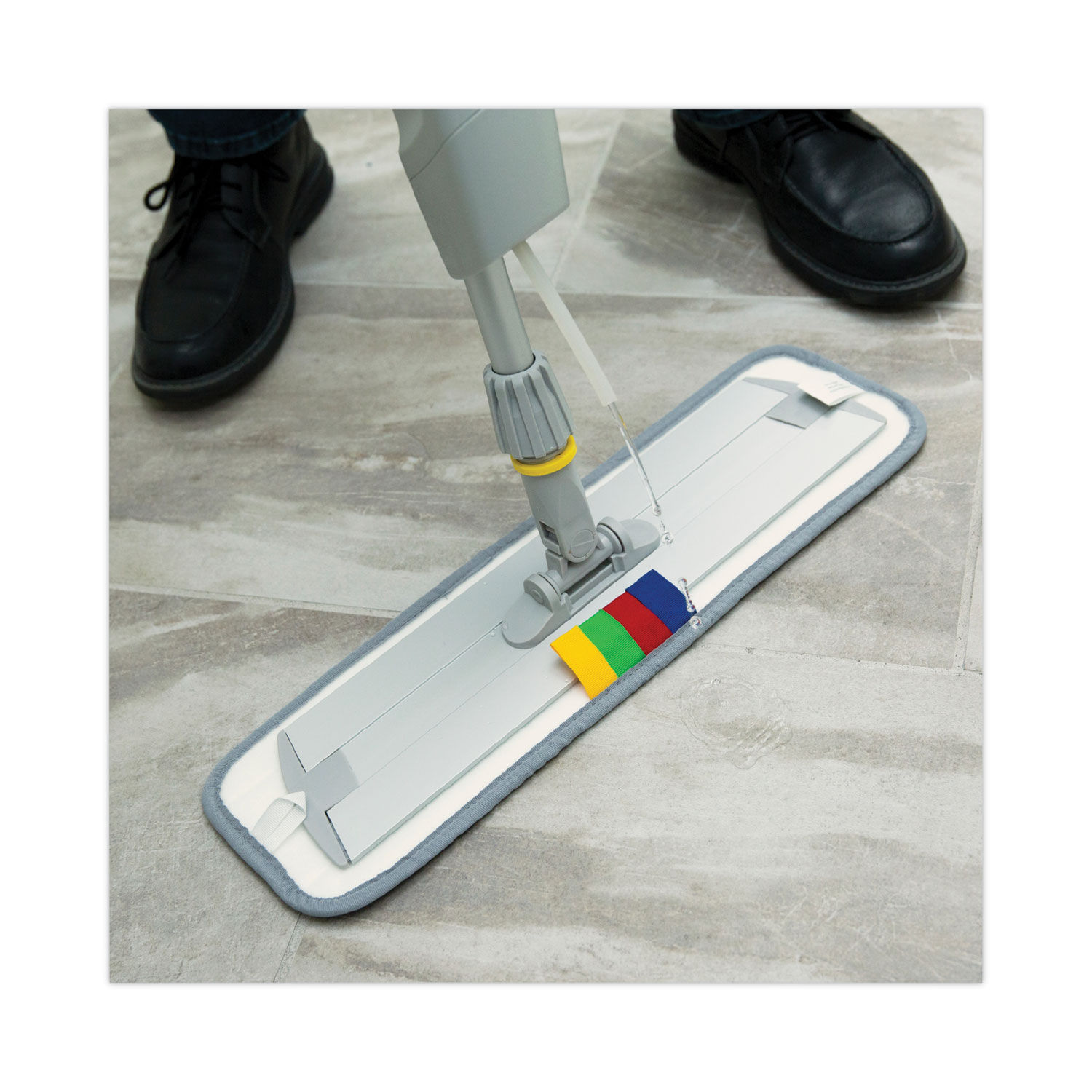 Bucketless Microfiber Mop System by Boardwalkandreg; BWKBWMS16MFM