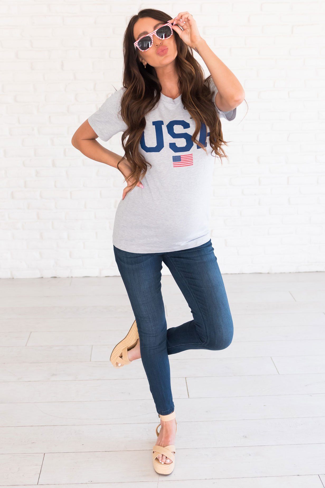 USA Modest Graphic Tee