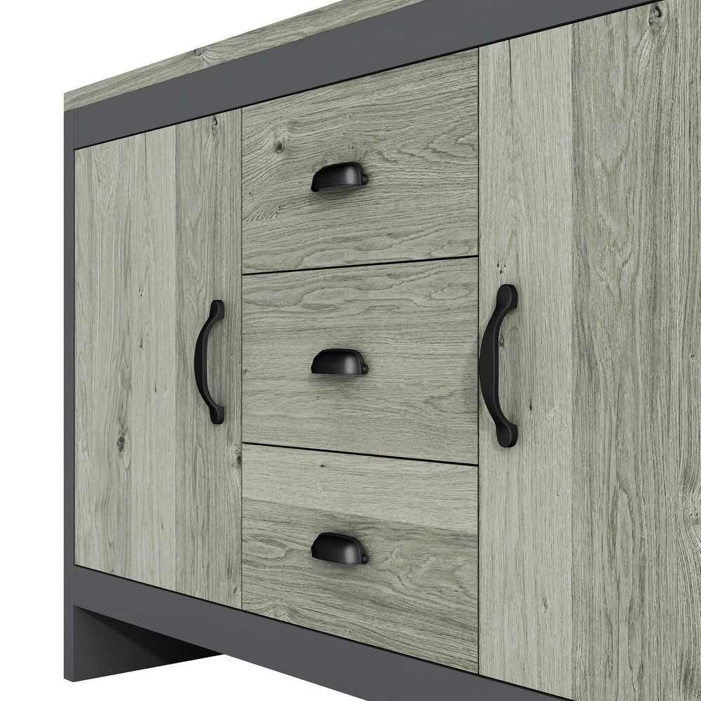 Gray Storage cabinet with drawers