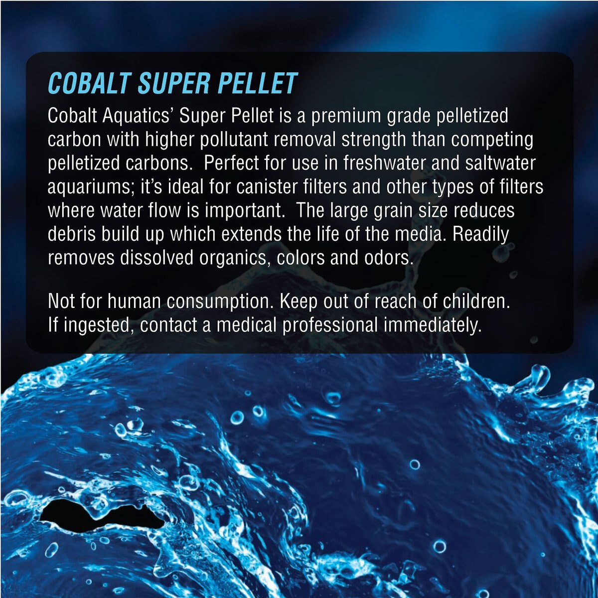 Cobalt Aquatics Long Lasting Pelletized Carbon