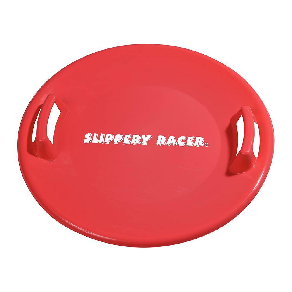 Downhill Pro Adults and Kids Plastic Saucer Disc Snow Sled Red SR710R