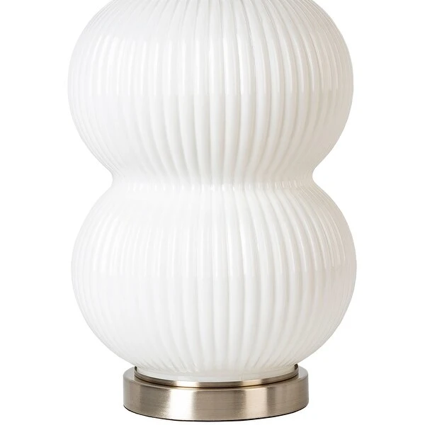 Sofiya Transitional Textured Glass Table Lamp - 26