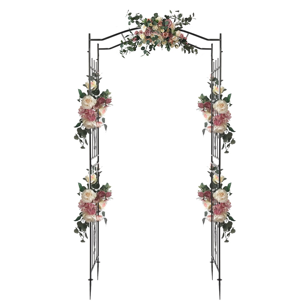 Ktaxon 7.5 Ft Garden Arbor Archway Metal Arch for Wedding Party Garden