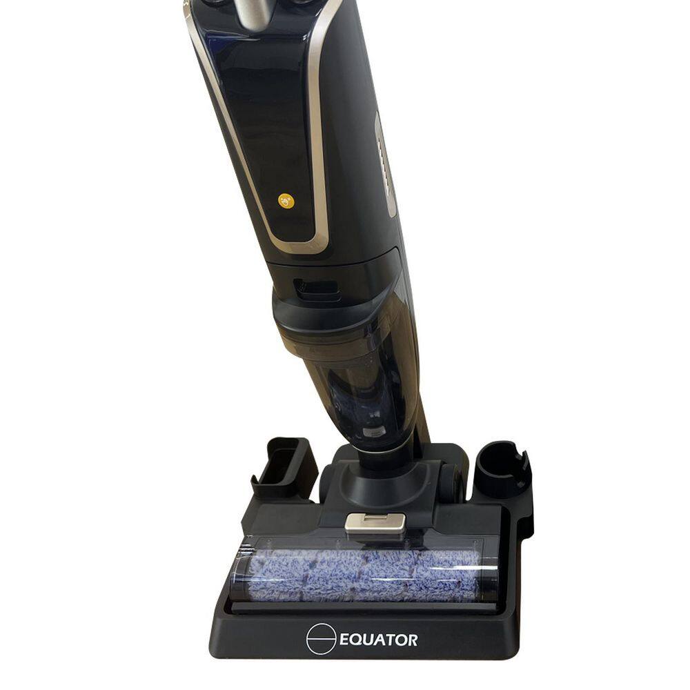 Equator Cordless Self-Cleaning WetDry Vacuum Sweep Mop for Hard floors and Carpets with Voice Prompt VSM 6000 B