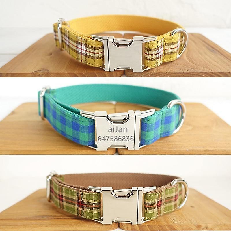 Personalized dog bow tie collar