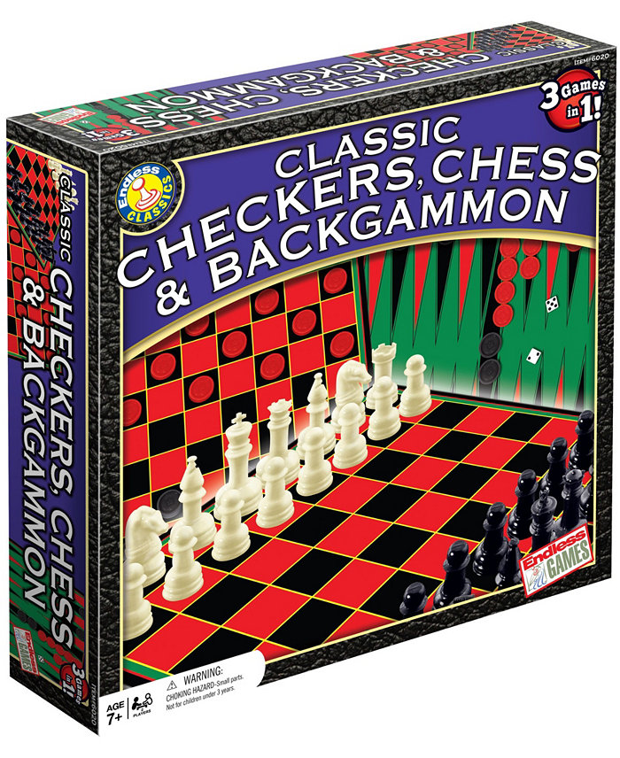 Endless Games Classic Checkers  Chess and Backgammon