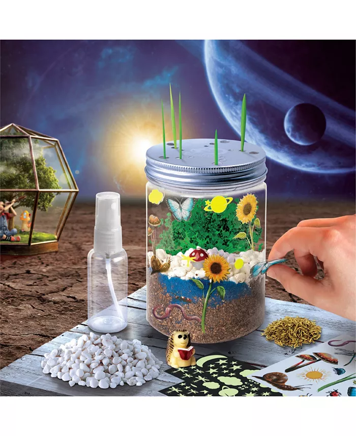 Discovery #MINDBLOWN Discovery Kids DIY Terrarium Grow Kit  Fast-Growing Indoor Mini Garden