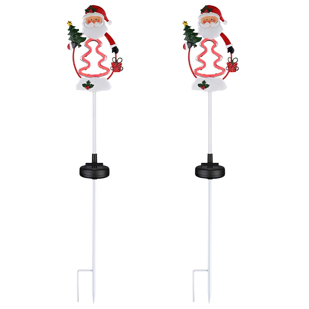 Yescom Solar Garden Lights Xmas Stake Lights (Santa Snowman Optional)