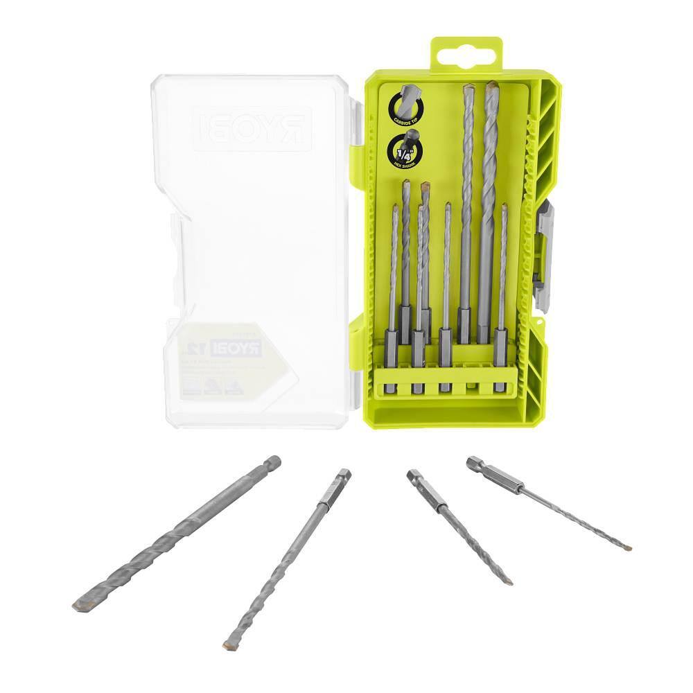 RYOBI Masonry Drill Bit Set (12-Piece) A101201