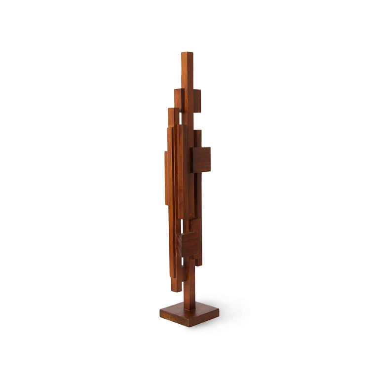 Skyline sculpture espresso - M