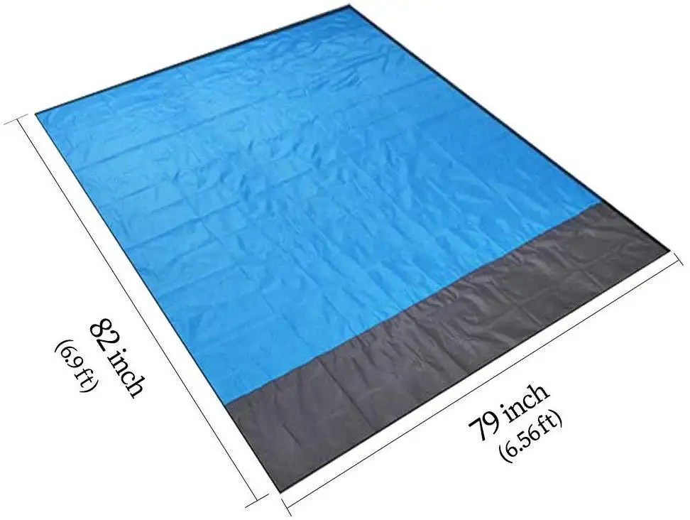 Compact Portable 3 6 Adults Sand Proof Waterproof Folding Picnic Camping Mat Beach Stuff Blanket