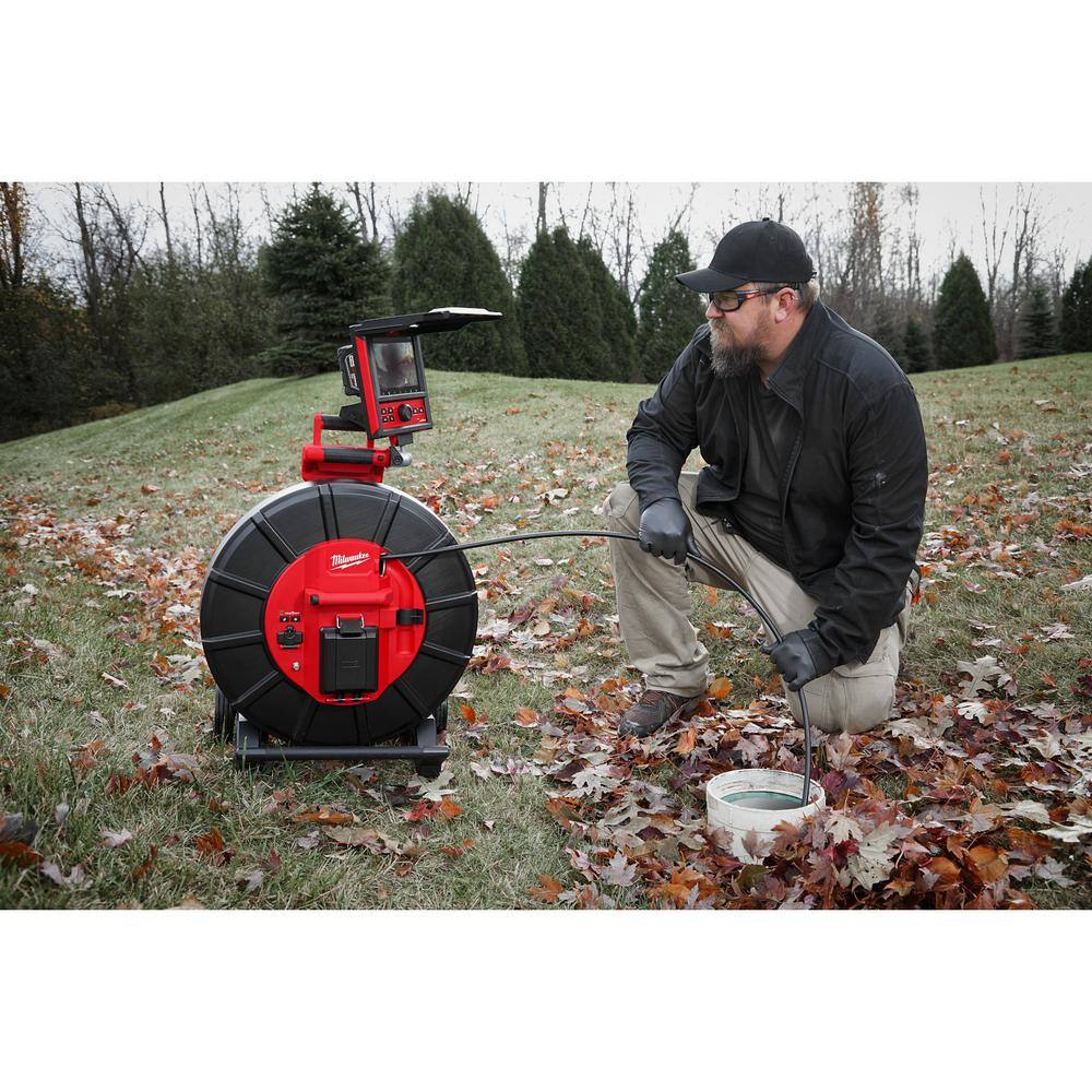 MW M18 18-Volt Lithium-Ion Cordless 325 ft. Stiff Pipeline Inspection System Image Reel (Tool-Only) 2976-20